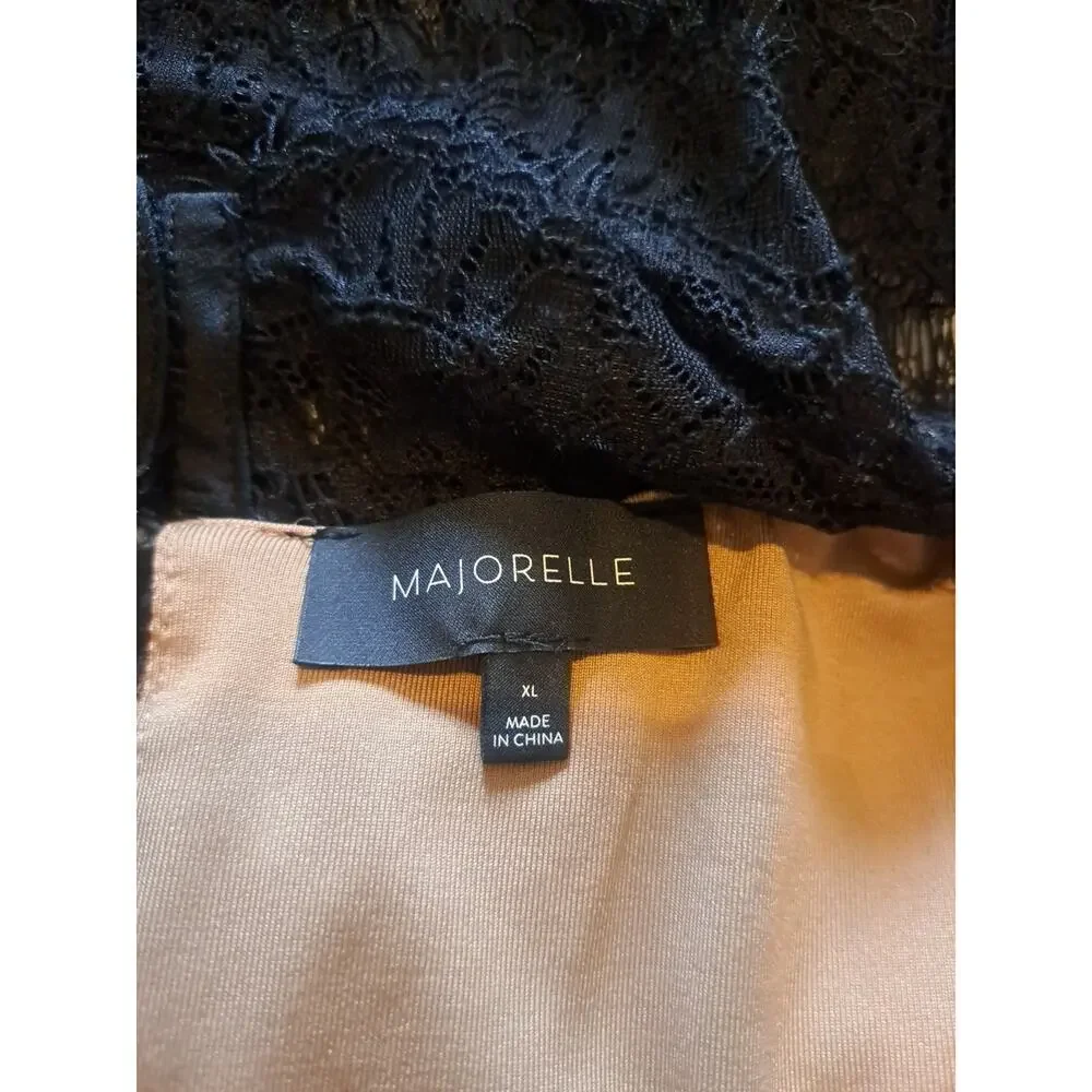 Majorelle Revolve CALISTO Black Nude Lace Body Jumpsuit XL ASO KELLIE BARRETT - Picture 10 of 13